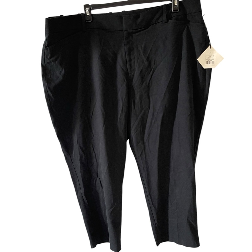 Ava & Viv‎ Stretch black Ankle high rise Pants Size 24 boxEX